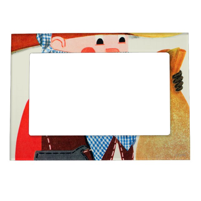 Cops and Robbers Magnetic Picture Frame (Front)