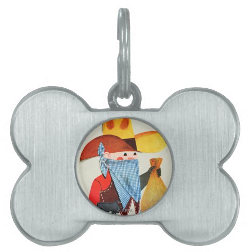 Cops and Robbers Pet ID Tag