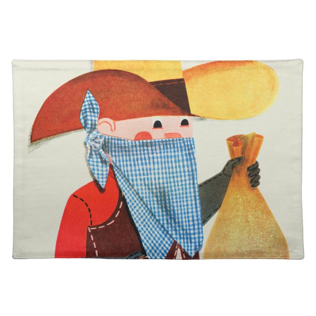 Cops and Robbers Placemat (Front)