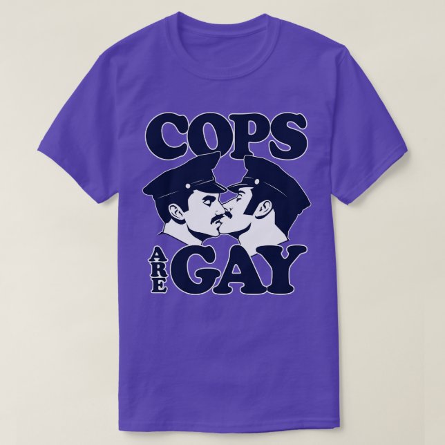 Cops Are Gay Kids Long Sleeve TShirt (Design Front)