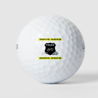 Cops Crime Scene Golf Balls