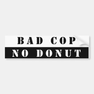 Cops & Donuts Bumper Sticker