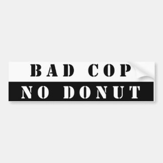 Cops & Donuts Bumper Sticker