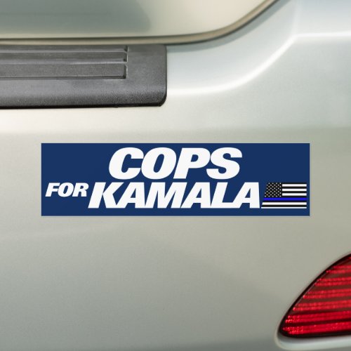 Cops for Kamala Harris 2024 Bumper Sticker