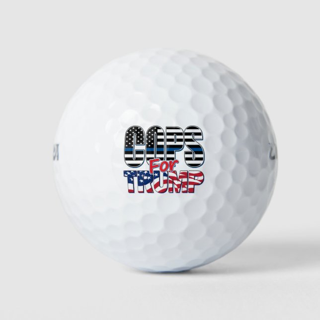 Cops-For-Trump Golf Balls (Front)