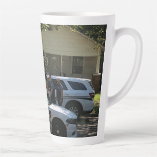 Cops in the hood latte mug