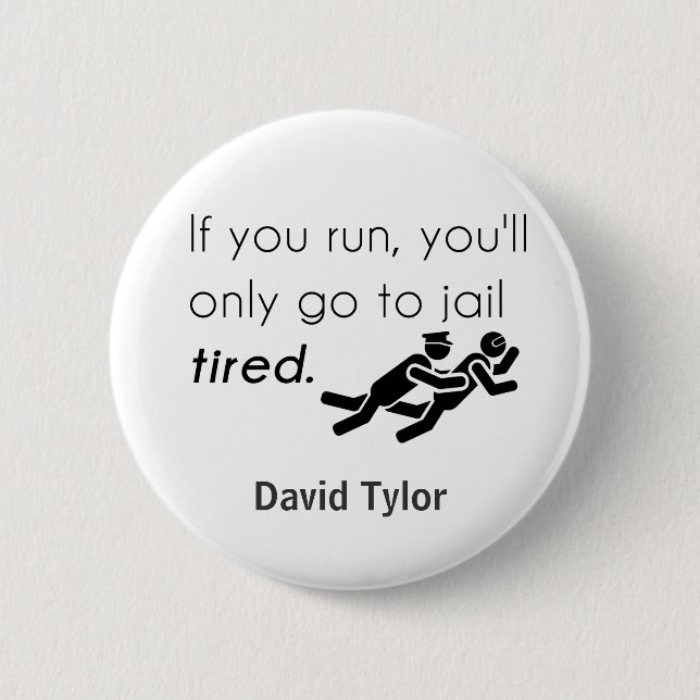 Cops Jokes Button (Front)