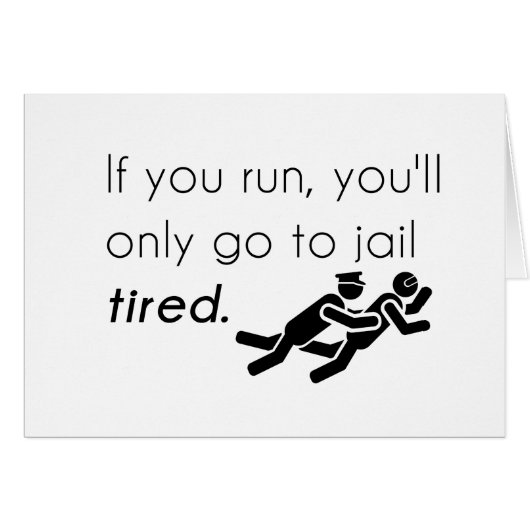 Cops Jokes Cards (Front Horizontal)