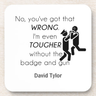 Cops Jokes Gifts Drink Coaster