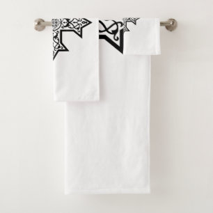 Coptic Cross Bath Towel Set