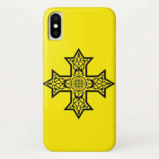 Coptic Cross Case-Mate iPhone Case (Back)