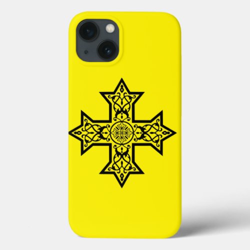 Coptic Cross iPhone 13 Case