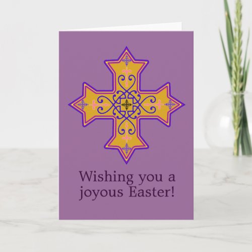 Coptic Cross Easter Card