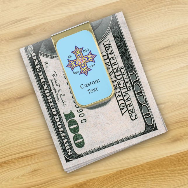 Coptic Cross Gold Finish Money Clip (Creator Uploaded)