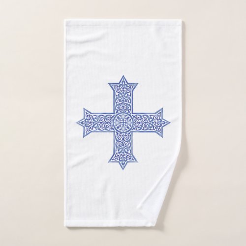 Coptic cross hand towel 