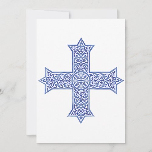 Coptic cross invitation
