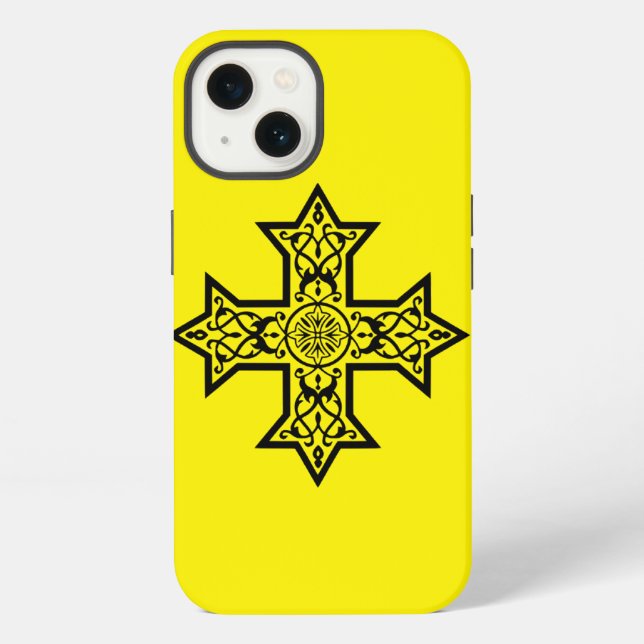 Coptic Cross Iphone Case (Back)