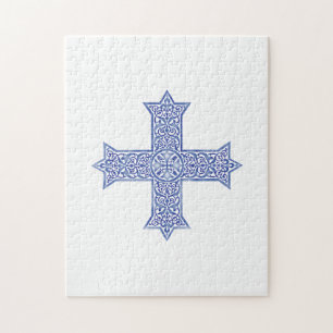 Coptic cross jigsaw puzzle