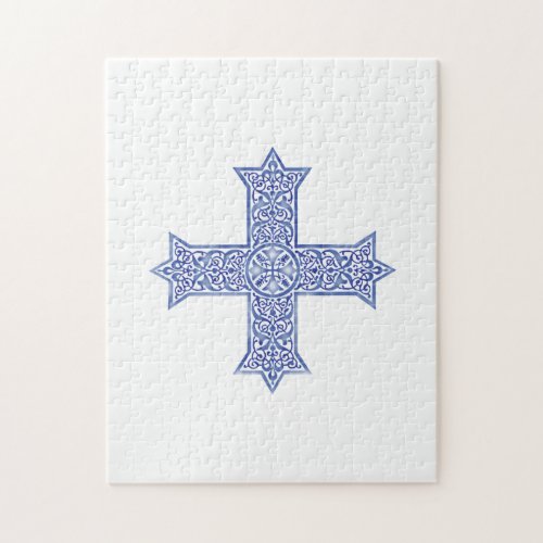 Coptic cross jigsaw puzzle