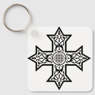 Coptic Cross Keychain