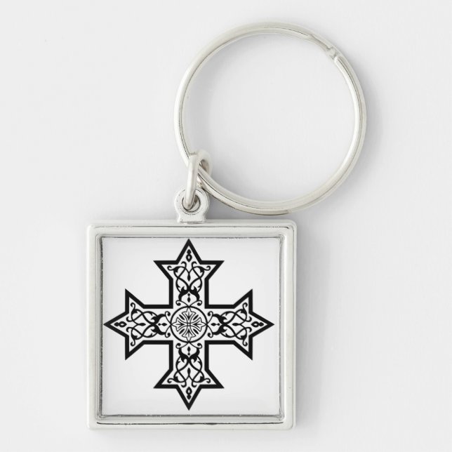 Coptic Cross Keychain (Front)