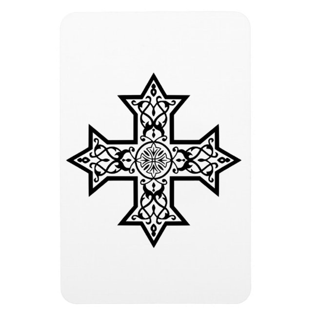 Coptic Cross Magnet (Vertical)