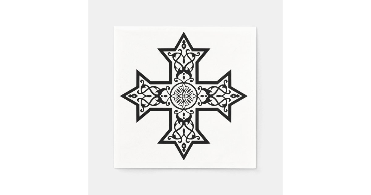 Coptic Cross Napkins Zazzle