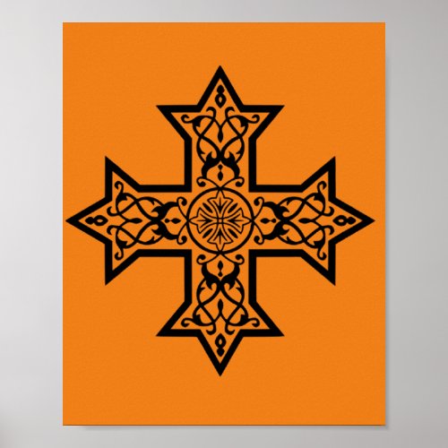 Coptic Cross Poster