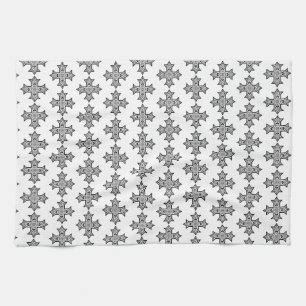 Coptic Cross Premium Fine Art Kitchen Towel