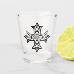 Coptic Cross  Shot Glass