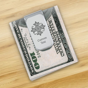 Coptic Cross Silver Finish Money Clip