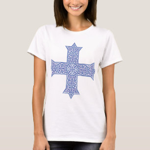 Coptic Cross Symbol of Egyptian Christianity T-Shirt