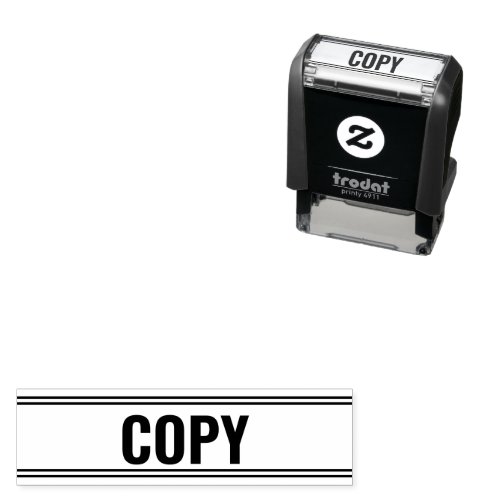 COPY Business Text Template Self_inking Stamp