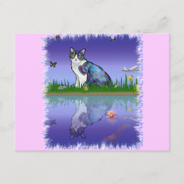 Copy Cat Postcard (Front)