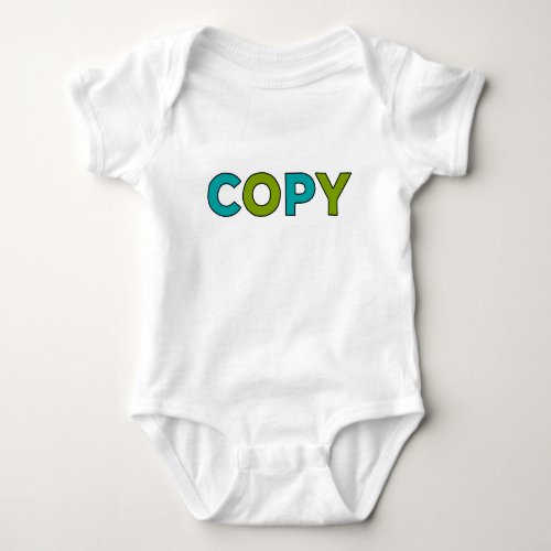 COPY _ Copy  Paste for Twins Baby Bodysuit