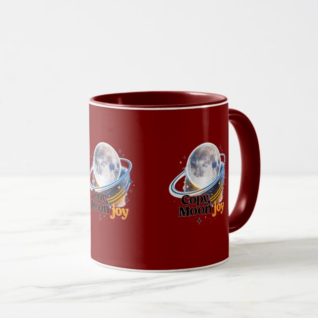 Copy Moon Joy Celestial Planet Graphic MUG (Front Right)