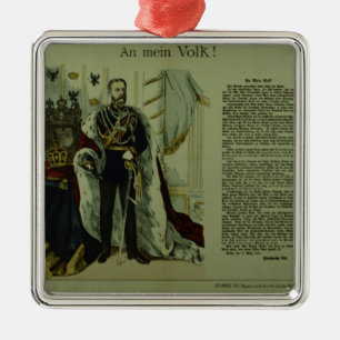 Copy of a declaration from Frederick III Metal Ornament