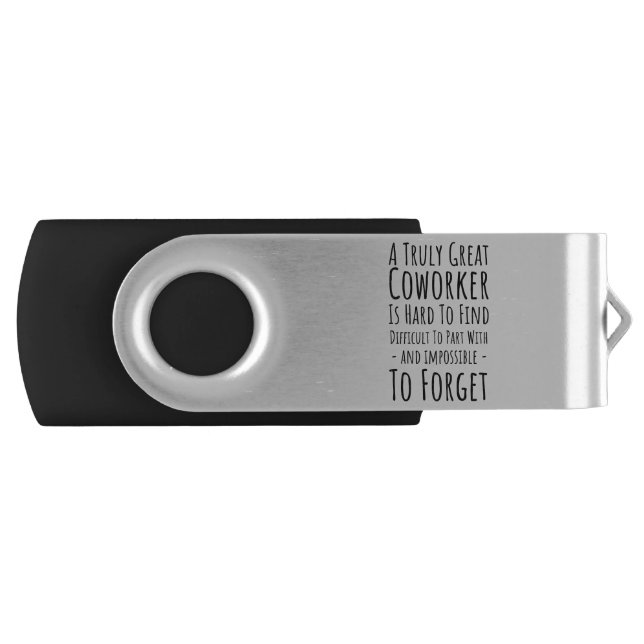 Copy of a truly great coworker is hard flash drive (Front)