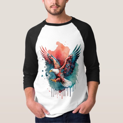 copy of Be Eagle flying funny  T_Shirt