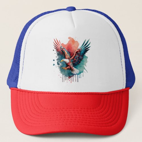 copy of Be Eagle flying funny  Trucker Hat