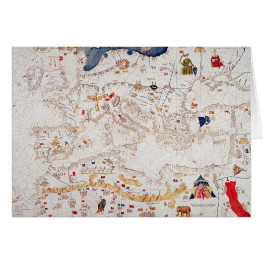 Copy of Catalan Map of Europe, North Africa (Front Horizontal)