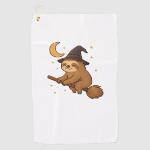 Copy of Ghost Hedgehog Librarian – Cute Halloween Golf Towel