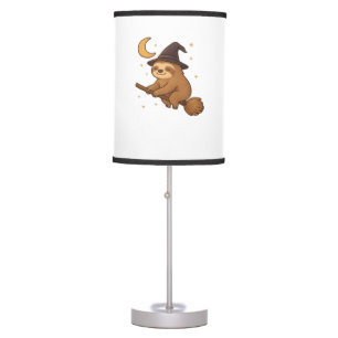 Copy of Ghost Hedgehog Librarian – Cute Halloween Table Lamp