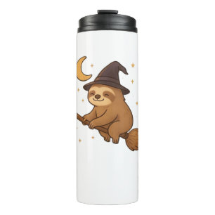 Copy of Ghost Hedgehog Librarian – Cute Halloween Thermal Tumbler