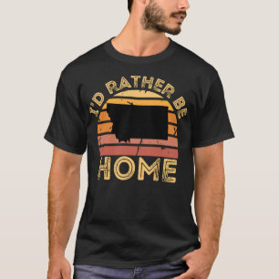 Copy of Id rather be in Montana T-Shirt