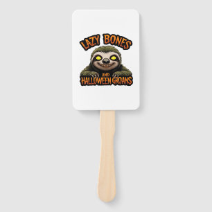 Copy of Lazy Bones and Halloween Groans - Creepy S Hand Fan