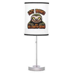 Copy of Lazy Bones and Halloween Groans - Creepy S Table Lamp