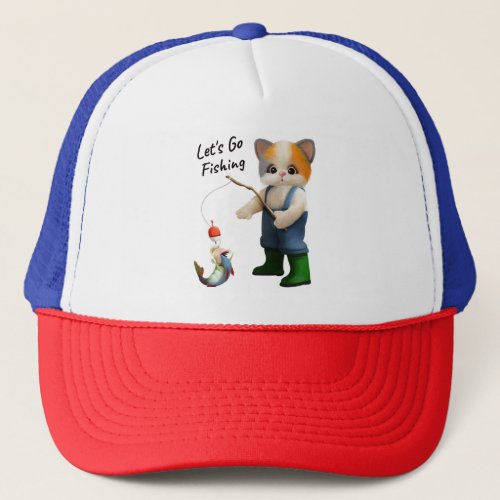 Copy of Lets Go Fishing Trucker Hat