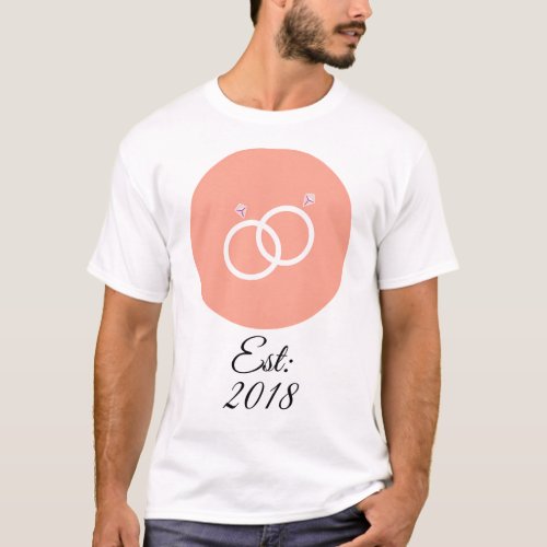Copy Of Marriage Commemoration_Married Since 2018_ T_Shirt