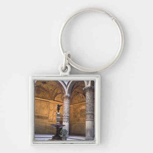 Copy of Putto with Dolphin by Andrea del Keychain